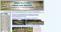 Desktop Screenshot of cedarsplitrails.com